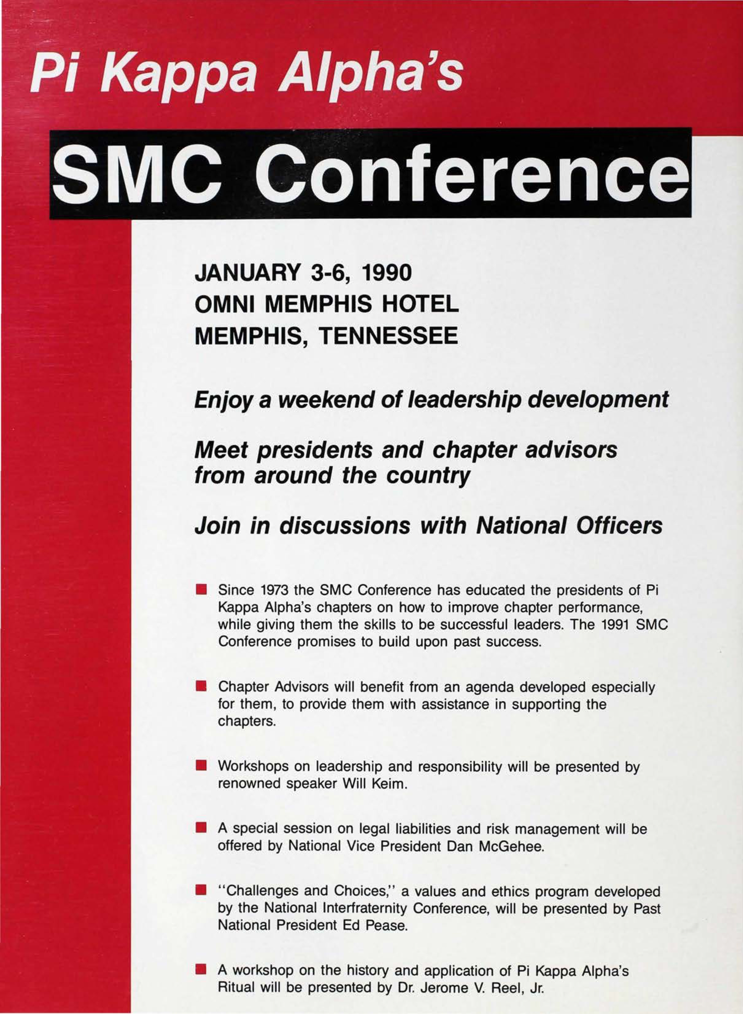 Pi Kappa Alpha's Smc Conference